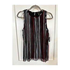 Halogen Sleeveless Pleated Blouse